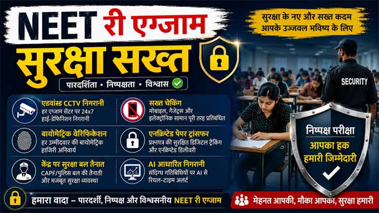 Re-NEET Paper: दोबारा परीक्षा के लिए सरकार का नया एक्शन प्लान, ऐसे बदलेगा सुरक्षा तंत्र